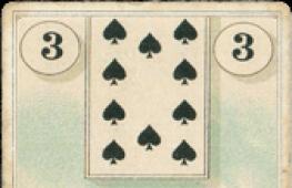 Recursos da galeria de tarô Lenormand do baralho de cartas