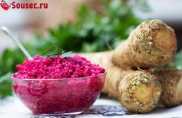Chren - recepty ruskej kuchyne Recept na domáci chren s kyslou smotanou