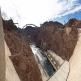 Bendungan Hoover gravitasi lengkung di Sungai Colorado di AS Persiapan proyek dan sumber daya investasi