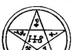 Schützendes Pentagramm vor Dämonen und dunklen Mächten. Schutz vor bösen Geistern. Fünfzackiger Stern